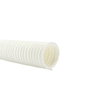 Flexibler PVC-Lüftungsschlauch weiß Ø 80 mm (6 Meter)